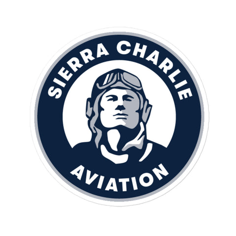 Aviator Text Sticker Aviator Sticker – Sierra Charlie Aviation